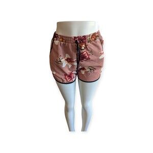 Womens Extra Belleza Athletic Floral Shorts M